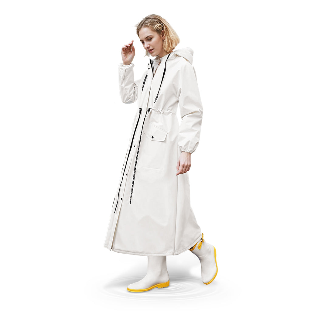 PALAY Women Rainwear, Women Long Waterproof Raincoat, EVA Hooded Rain Coat for Women with Wide Brim Hood Detachable Clear Face Cover, Zip & Buttons Riding Outdoor Windproof Raincoats (Length 113CM) PALAY Women Rainwear, Women Long Waterproof Raincoat, EVA Hooded Rain Coat for Women with Wide Brim Hood Detachable Clear Face Cover, Zip & Buttons Riding Outdoor Windproof Raincoats (Length 113CM)